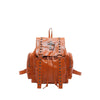 Gothic PU Leather Backpack with Rivet Accents