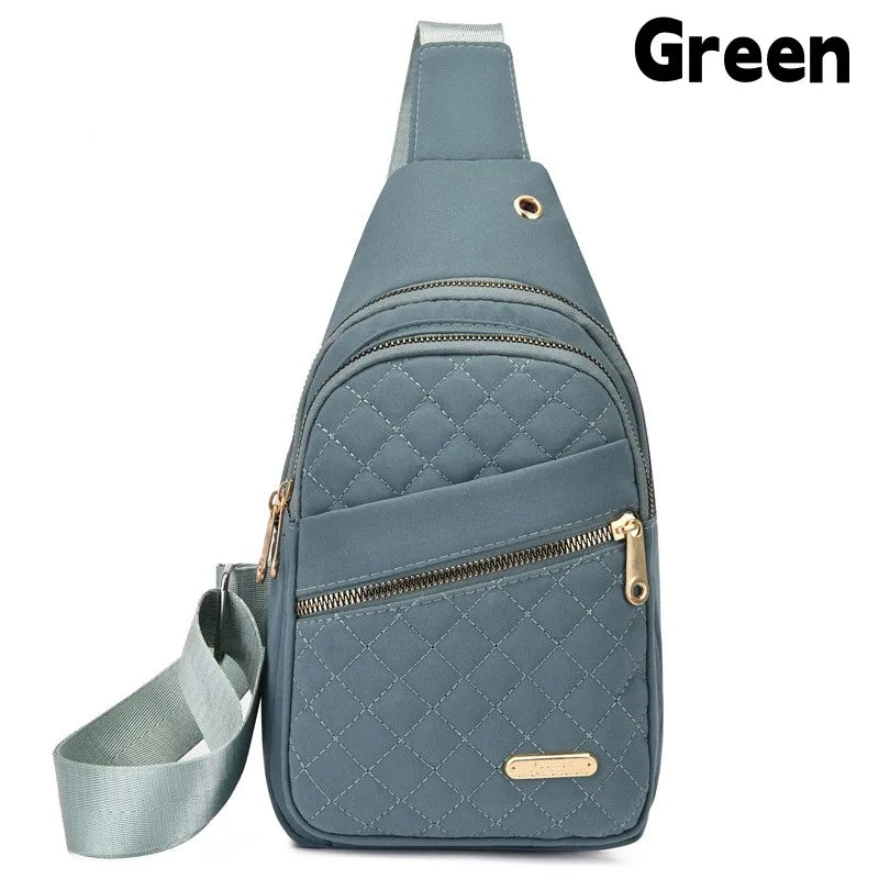 Women's Waterproof Sling Crossbody Bag with Adjustable Strap