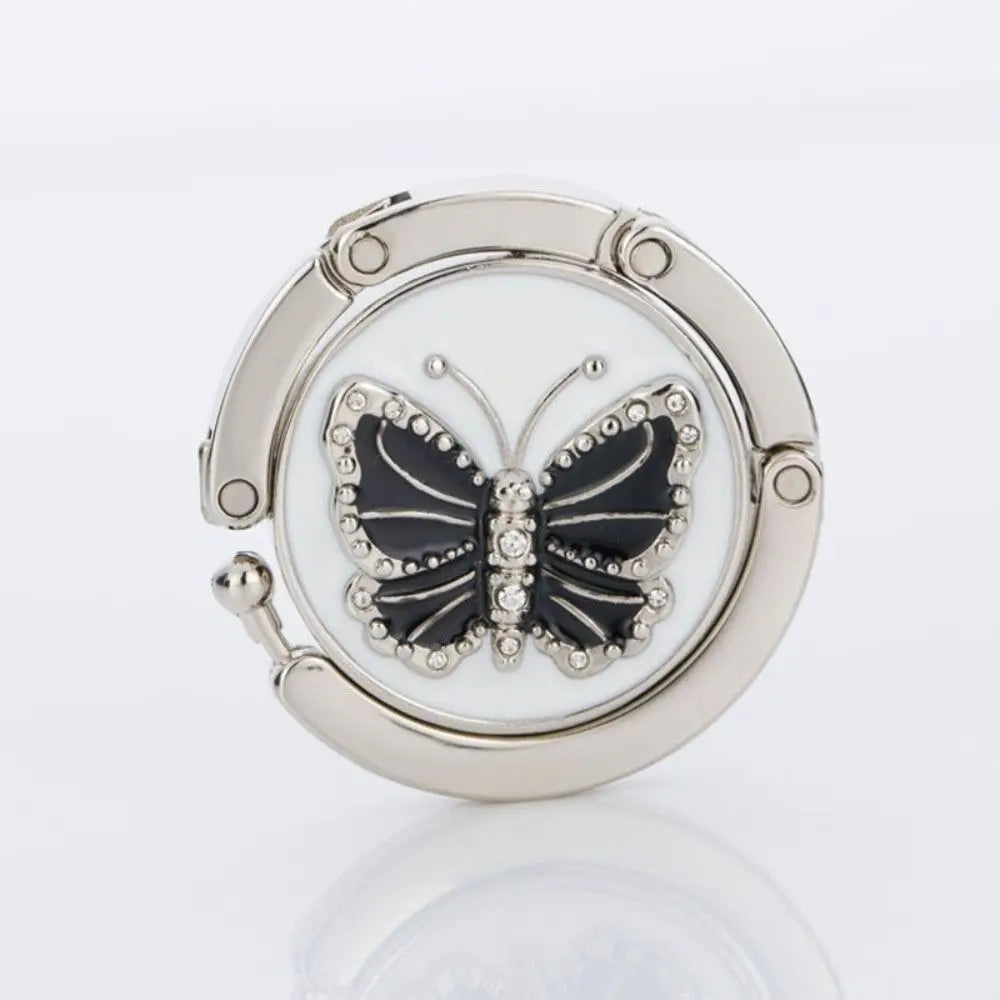 Folding Butterfly Pattern Purse Hook for Bags