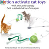 Motion-Activated Interactive Cat Toy Ball