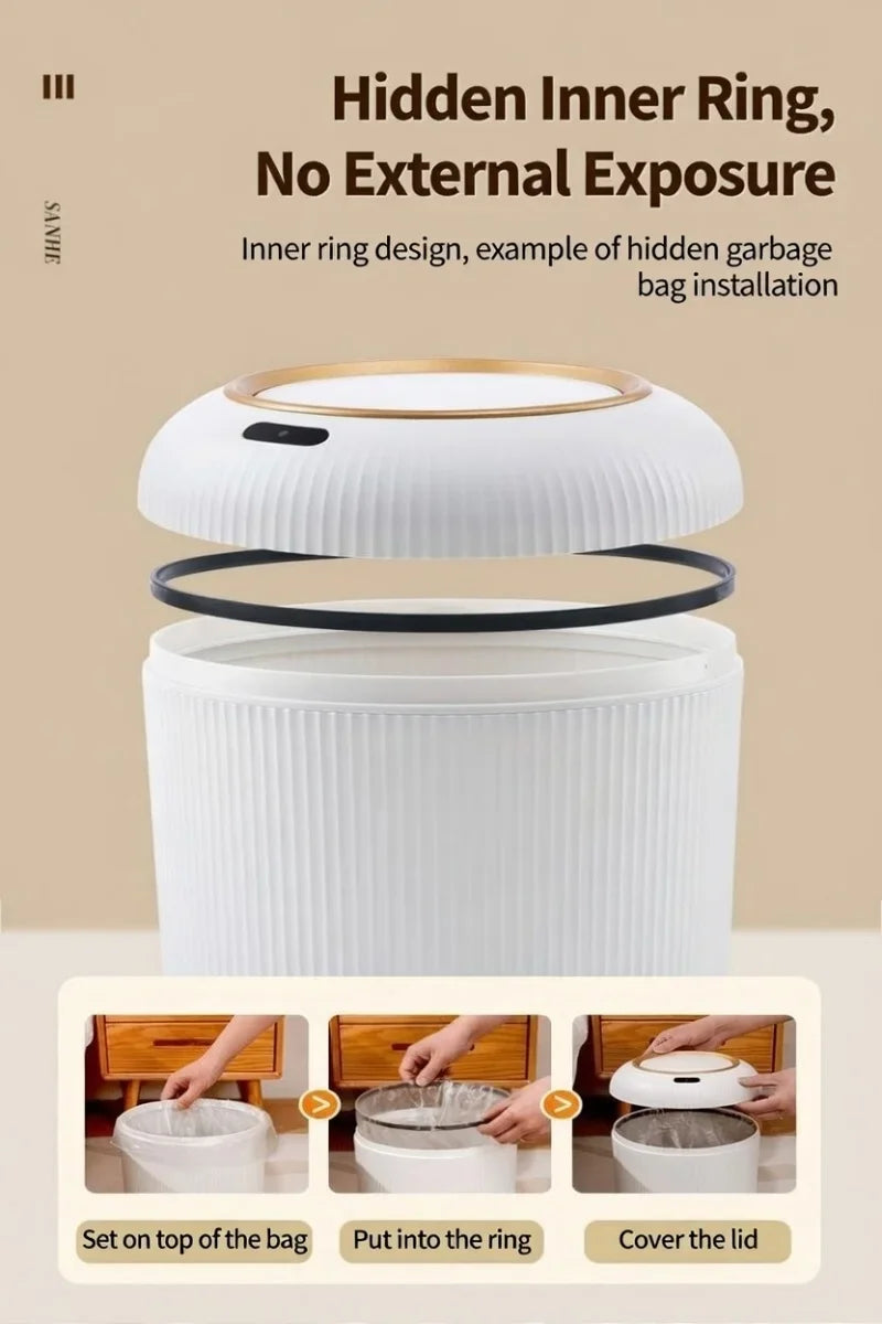 Smart Motion Sensor Trash Can