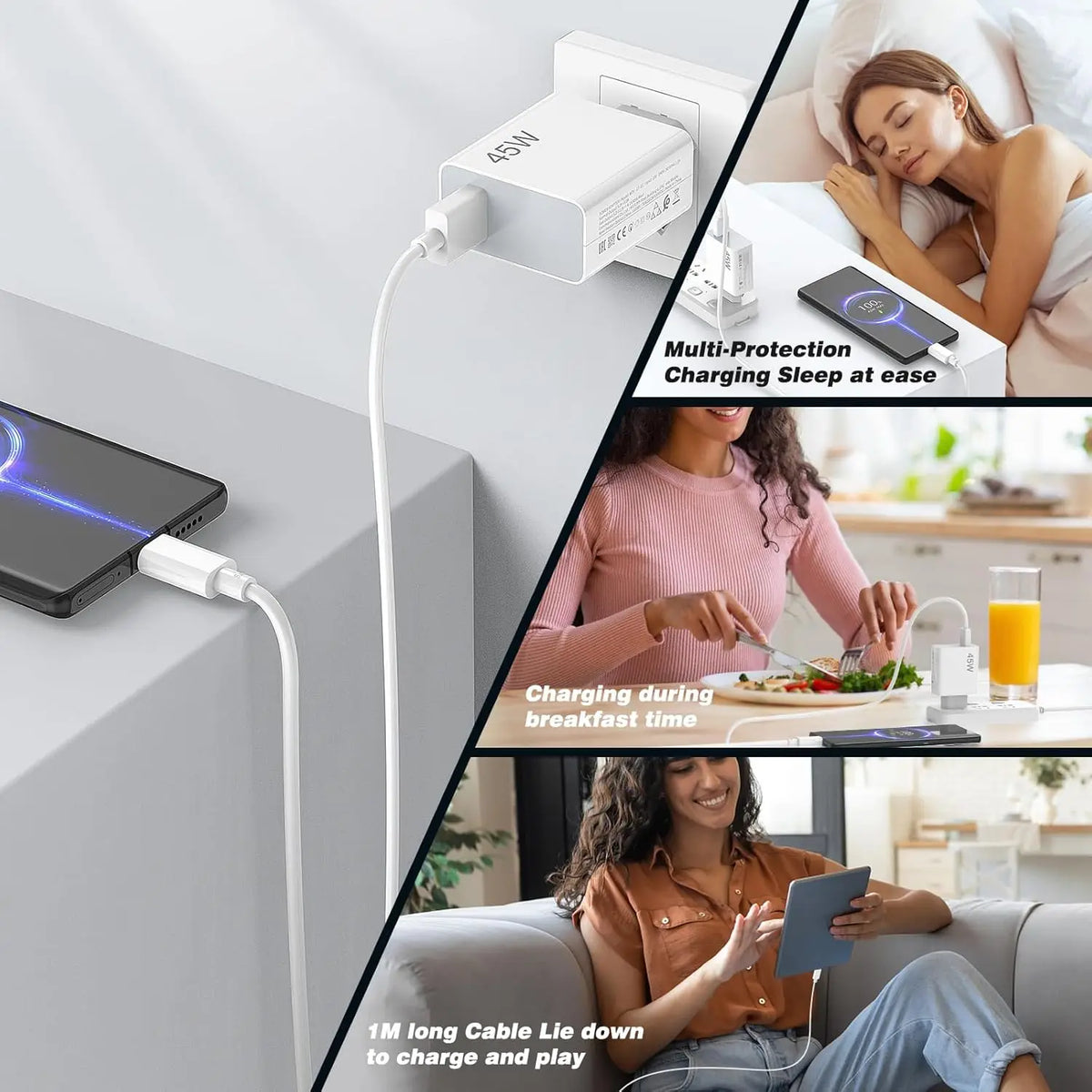 Xiaomi 45W Turbo Fast Charger with USB-C Cable
