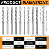 3/16-Inch Drywall Router Bit Set