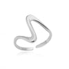 Waterproof Stainless Steel Ring with 18k Gold Plating