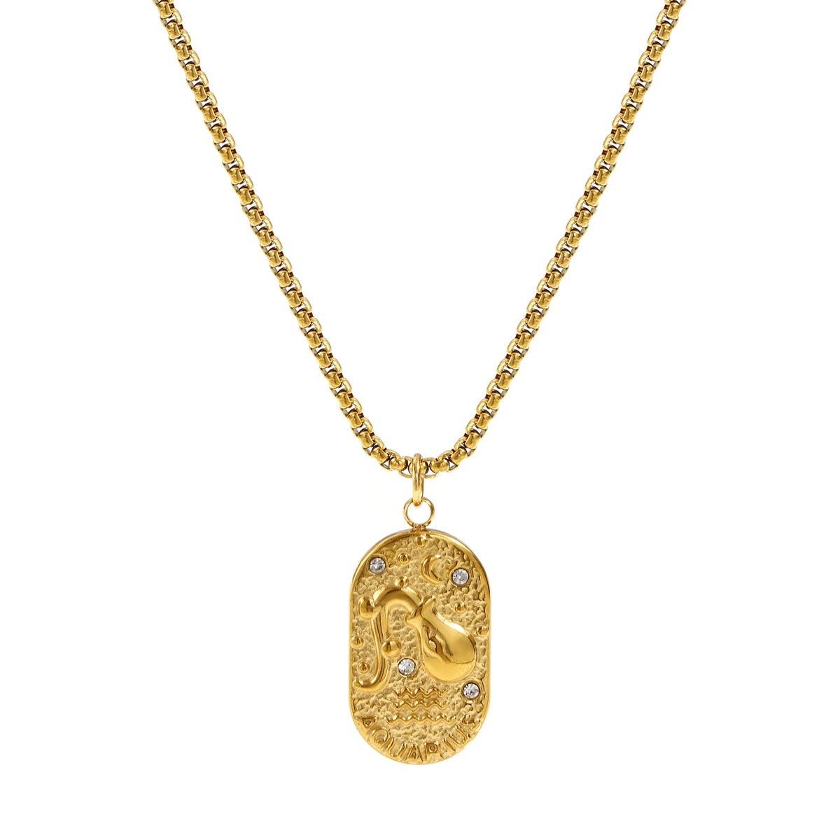 18K Gold Plated Constellation Pendant Necklace