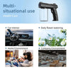 Black rechargeable electric spray bottle used for multi-situational purposes like health care, gardening, and various environ
