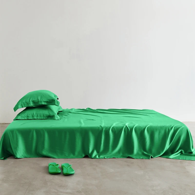 100% Bamboo Bed Sheet Set with Deep Pocket Fitted Sheet
