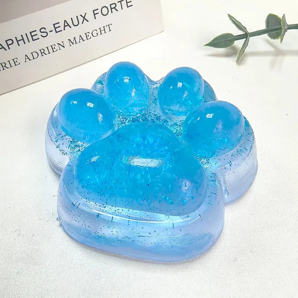 Soft Squishy Cat Paw Fidget Toy for Stress Relief