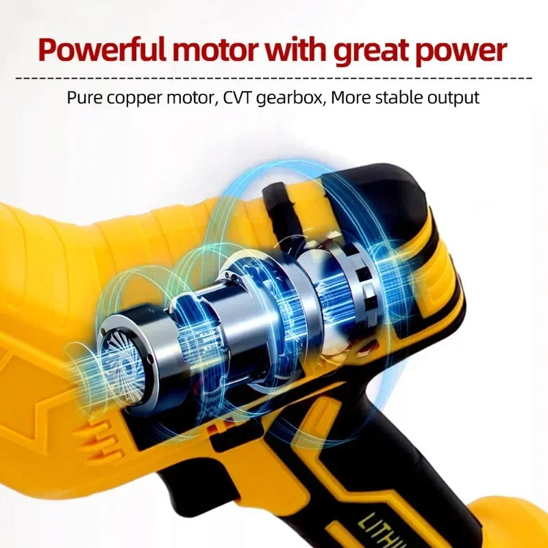 Cordless Reciprocating Saw Compatible with DeWalt & Makita 18V/20V Batteries