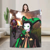 Cozy Circus Throw Blanket – Soft Fleece Plush for Year-Round Comfort