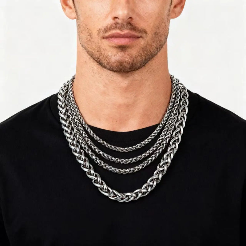 Twisted Rope Chain Necklace