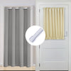 Adjustable Telescopic Curtain Rod with Spring-Loaded Ends