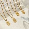 18K Gold Plated Constellation Pendant Necklace