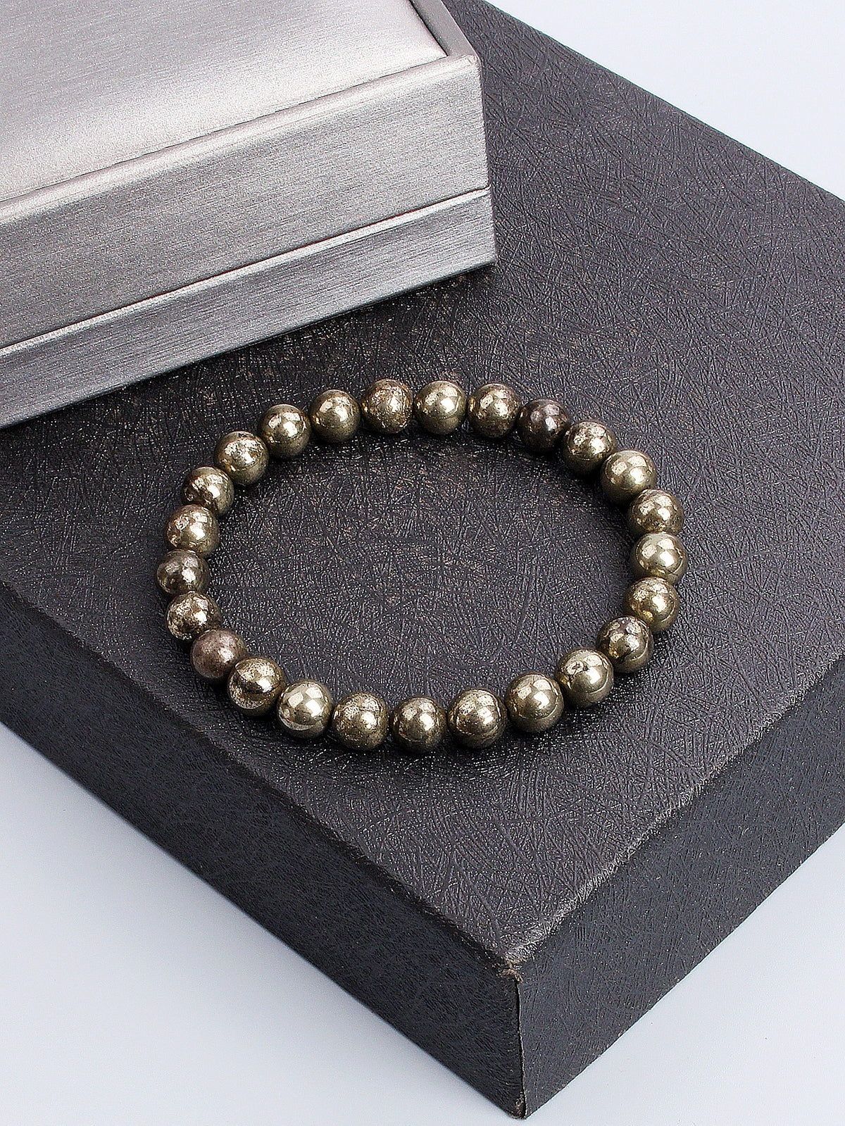 Bracelet en Pierre de Pyrite Naturelle