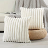 Striped Corduroy Throw Pillow Cover