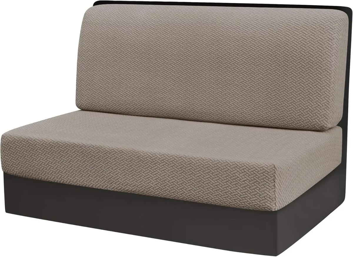 Stretch Jacquard RV Dinette Cushion Covers (2-Piece Set)