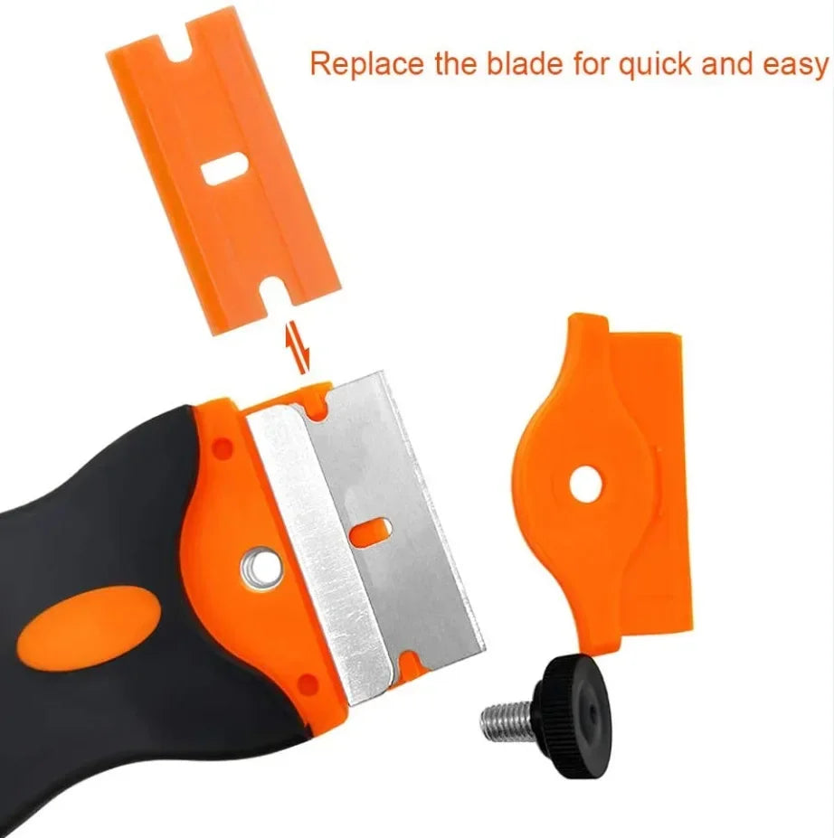 Multi-Purpose Razor Blade Scraper for Glass, Vinyl & Adhesive Removal