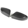 Black carbon fiber side mirror covers for Maserati Ghibli or Quattroporte cars