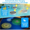 Solar-Powered RGB Pool Light with Remote Control