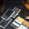 Slim Metal Cigarette Case – Durable & Portable Smoker's Holder