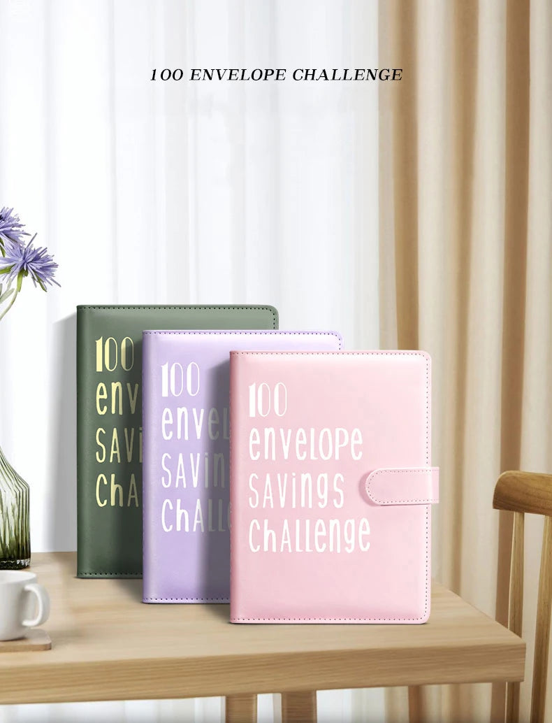A5 Cash Savings Challenge Binder with 100 Envelopes