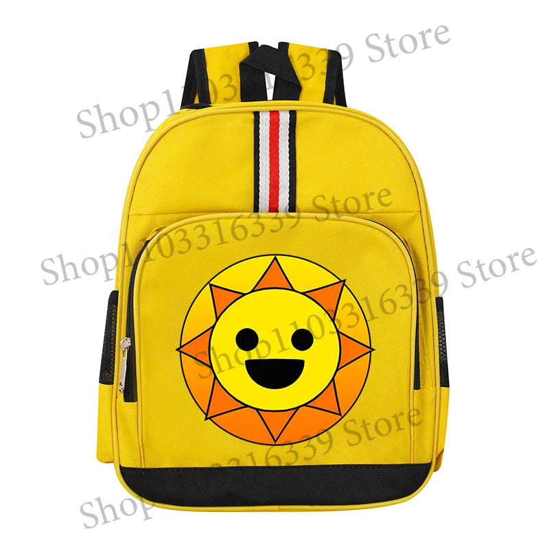 Sprunki Cartoon Backpack – Large Capacity Rucksack for Teens and Adults