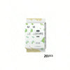 Pack of 20 disposable toilet seat covers or portable hygiene liners for travel