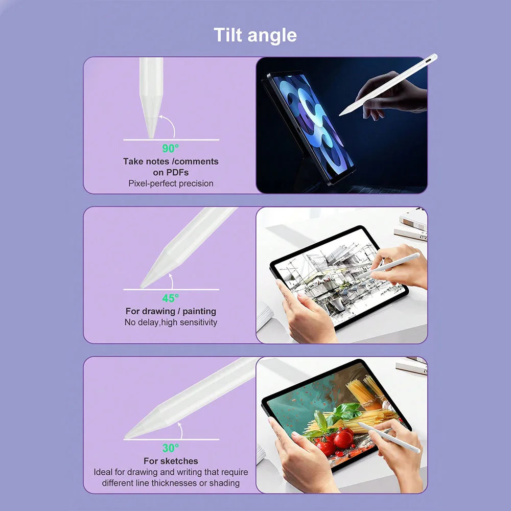 Precision Stylus Pen for iPad with Palm Rejection & Tilt Sensitivity