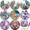 DIY Diamond Art Coaster Set with Holder – 8 Acrylic Coasters for Home Decor and Gifting