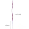 Spiral Birthday Cake Candles, Set of 6 Long Thin Decorative Candles for Cakes and Desserts