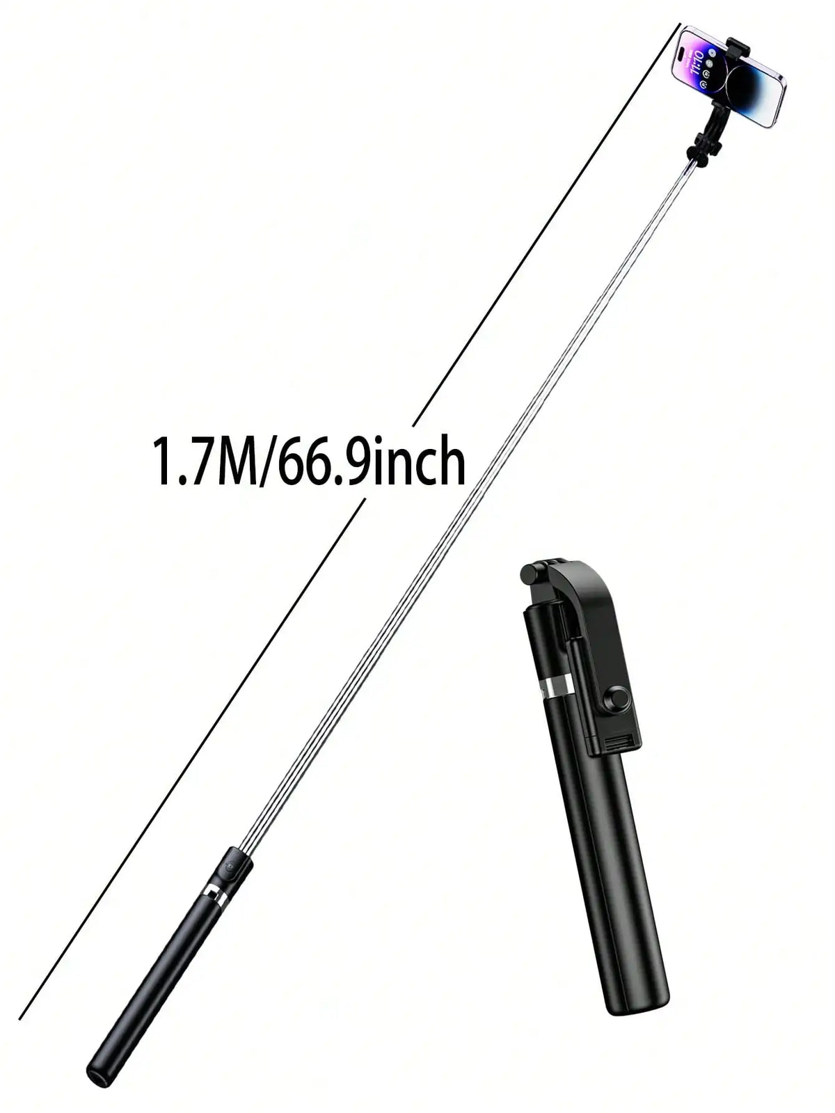 Extendable Wireless Selfie Stick Tripod
