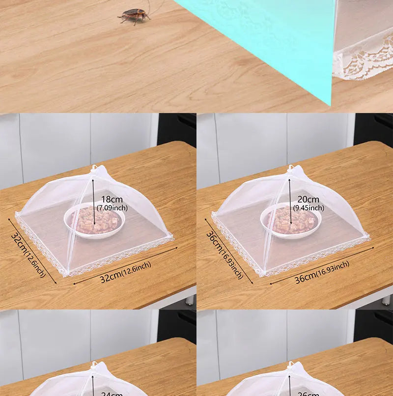 Foldable Mesh Food Cover for Outdoor Dining