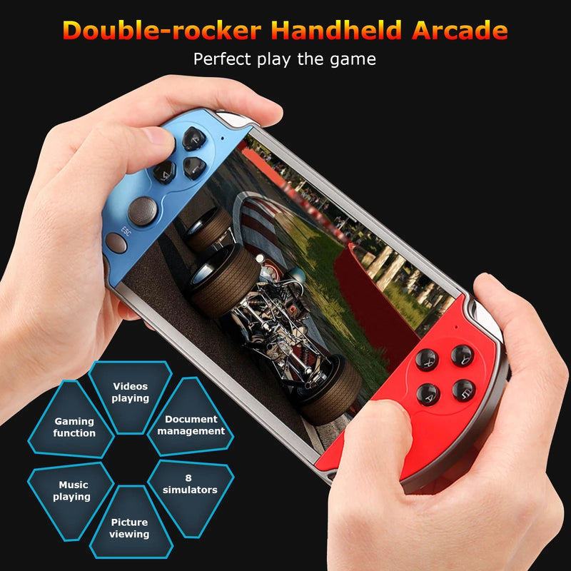 Retro Handheld Game Console with 10,000 Classic Games