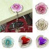Heart Flower Metal Folding Bag Hook