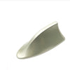 Silver universal car shark fin antenna cover for FM/AM signal enhancement