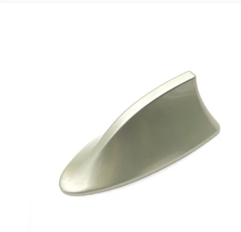 Silver universal car shark fin antenna cover for FM/AM signal enhancement
