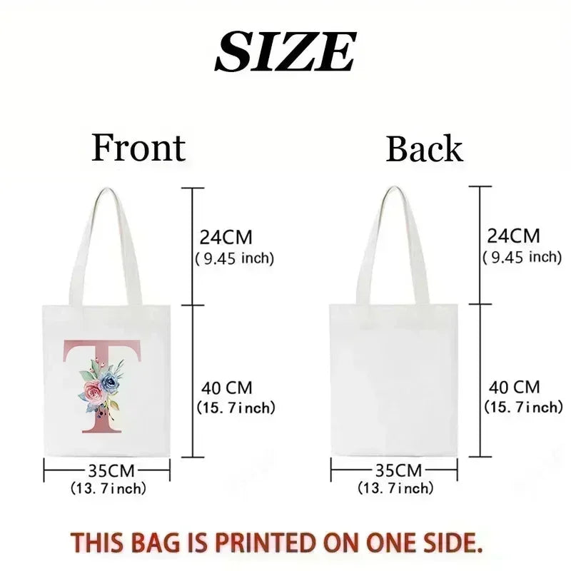 Bolso de Lona con Estampado de Fresa