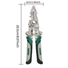 Folding Multifunctional Wire Stripper Pliers with Crimping Tool