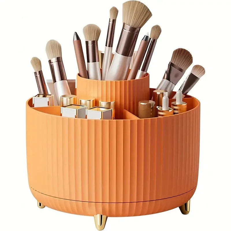 360° Rotating Makeup Brush Holder