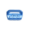 Blue auto window switch trim cover for Jeep Wrangler JL and Gladiator JT