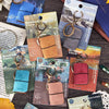 Mini PU Leather Journal Keychain with Keyring