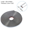 Roll of chrome car door edge guard trim strip with dimensions 32ft long and 2.3mm thick