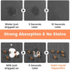 Absorbent Pet Feeding Mat with Anti-Slip Rubber Backing