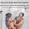 Dual Shower Head System with Adjustable Arms