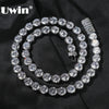 10mm Icy Cubic Zirconia Tennis Necklace