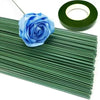 Bendable Iron Wire Flower Stems with Floral Tape