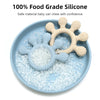 Silicone Baby Teether Ring with Sensory Beads