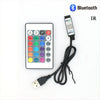 USB Bluetooth RGB LED strip controller with an IR remote and cable