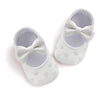 Classic Bow Baby Girl First Walker Shoes with Anti-Slip Sole
