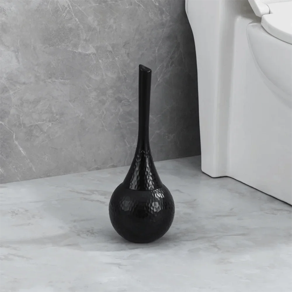 Elegant Toilet Brush with Holder and Long Handle